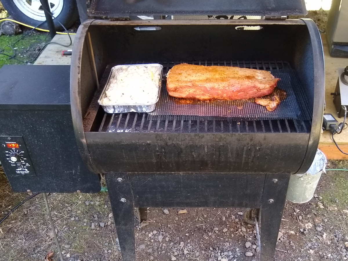 How to make a Pork Loin on a Traeger Pellet Grill ...