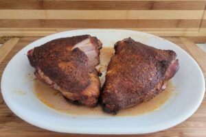 How to Smoke Turkey Thighs in a Weber Smokey Mountain Cooker
